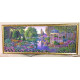 Bead Embroidery Kit on Art Canvas "By the pond"
