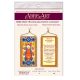Talisman Bead Embroidery Kit on Art Canvas "Prayer for help in teaching (Ukrainian text)"