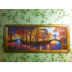 Bead Embroidery Kit on Art Canvas "Gold reflections"