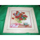 Bead Embroidery Pattern on Art Canvas "Morning Tea"