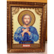 Icon Bead Embroidery Pattern on Art Canvas "St. Alexis"