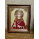 Icon Bead Embroidery Kit on Art Canvas "St. Lubov"