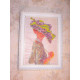 Bead Embroidery Kit on Art Canvas "Elizabeth"