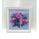 Bead Embroidery Pattern on Art Canvas "Purple haze"