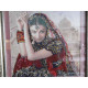Bead Embroidery Pattern on Art Canvas "Flowers of India"