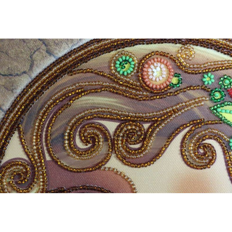 Bead Embroidery Kit on Art Canvas "Virgo"