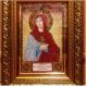 Mini Icon Bead Embroidery Kit on Art Canvas "St. Sophia"