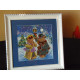 Bead Embroidery Pattern on Art Canvas "Magic Winter"