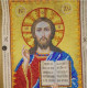 Icon Bead Embroidery Pattern on Art Canvas "Icons "Jesus Christ""