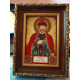 Mini Icon Bead Embroidery Kit on Art Canvas "St. Igor"
