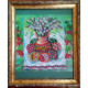 Bead Embroidery Pattern on Art Canvas "Easter"