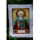 Mini Icon Bead Embroidery Kit on Art Canvas "St. Sergius"