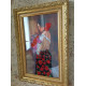 Bead Embroidery Kit on Art Canvas "Marcela"