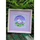 Mini Bead Embroidery Kit on Art Canvas "Pony"