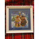 Bead Embroidery Pattern on Art Canvas "Magic Winter"
