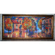 Bead Embroidery Kit on Art Canvas "October colours"