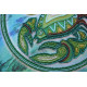 Bead Embroidery Kit on Art Canvas "Scorpio"