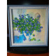 Bead Embroidery Pattern on Art Canvas "Daisy"