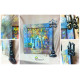 Bead Embroidery Pattern on Art Canvas "Evening Promenade"