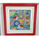 Bead Embroidery Pattern on Art Canvas "Twitter bird"