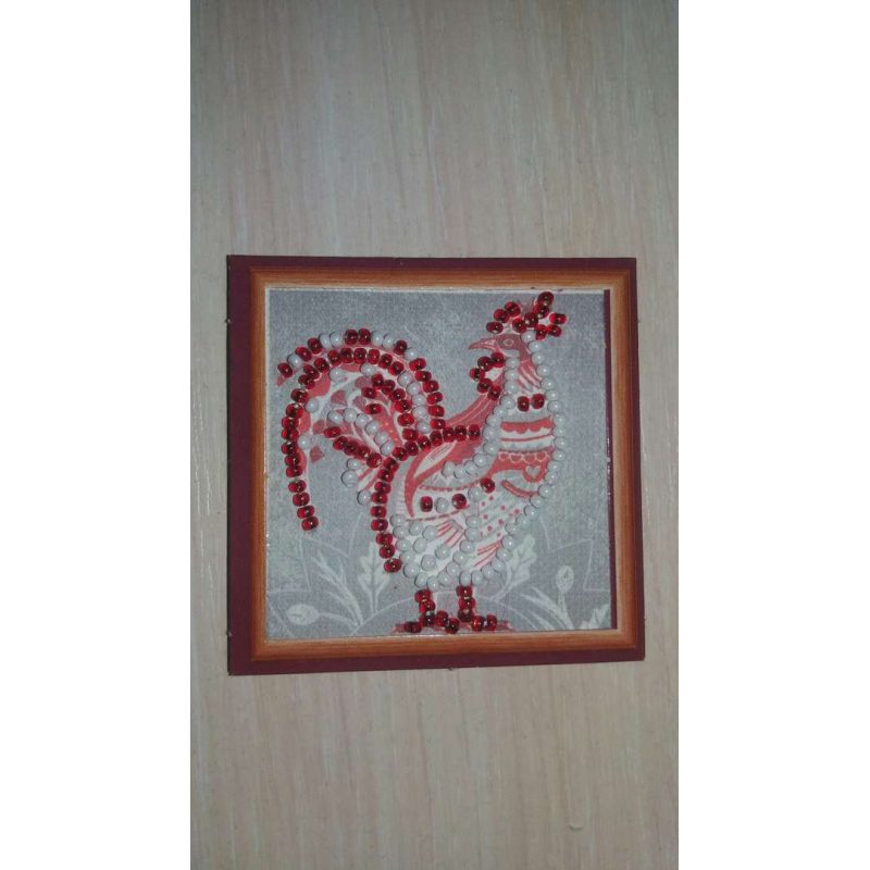 Mini Bead Embroidery Magnet Kit "Master of the yard"