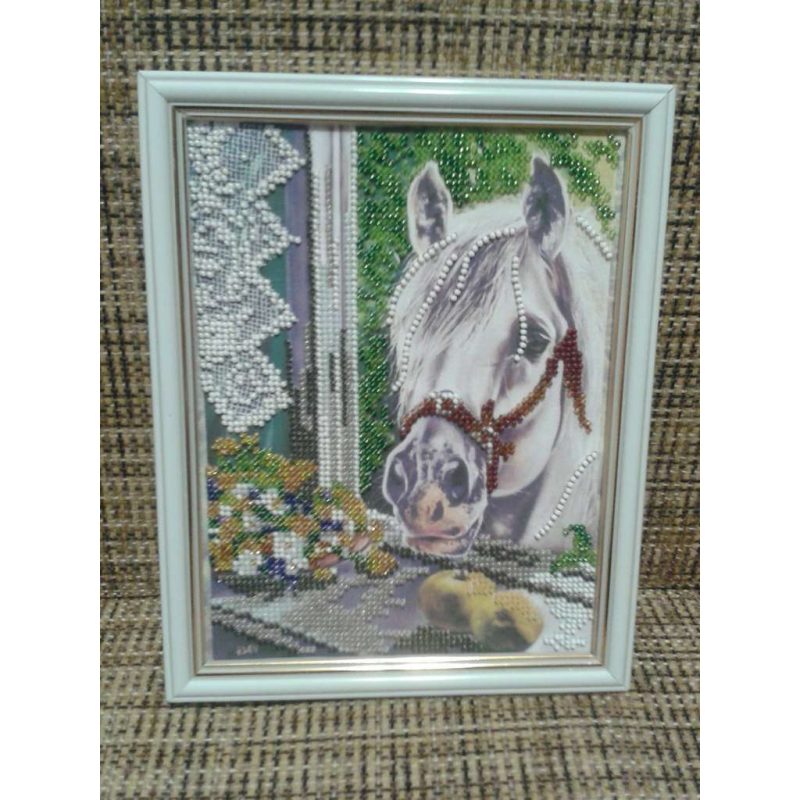 Bead Embroidery Pattern on Art Canvas "Treats"