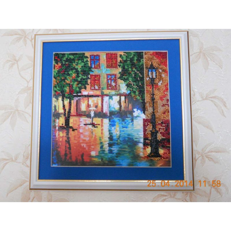 Bead Embroidery Pattern on Art Canvas "Autumn Fantasy"