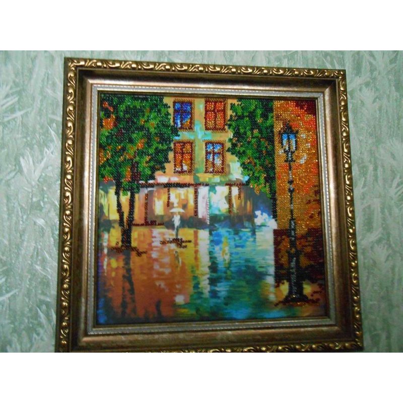 Bead Embroidery Pattern on Art Canvas "Autumn Fantasy"