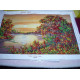 Bead Embroidery Kit on Art Canvas "Quiet Sunset"