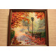 Bead Embroidery Pattern on Art Canvas "Transparent autumn"