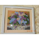Bead Embroidery Kit on Art Canvas "Lilacs"