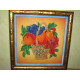 Bead Embroidery Kit on Art Canvas "Fruit"