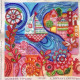 Bead Embroidery Pattern on Art Canvas "Far country"