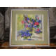Bead Embroidery Pattern on Art Canvas "Buttercups"