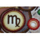 Bead Embroidery Kit on Art Canvas "Virgo"