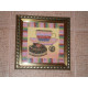 Bead Embroidery Kit on Art Canvas "Chocolate"