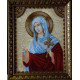 Icon Bead Embroidery Kit on Art Canvas "St. Julia"