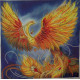 Bead Embroidery Pattern on Art Canvas "The Firebird"