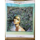 Bead Embroidery Kit on Art Canvas "The Four Elements – Air"