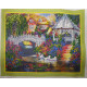 Bead Embroidery Kit on Art Canvas "Summer harmony"