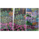 Bead Embroidery Kit on Art Canvas "By the pond"