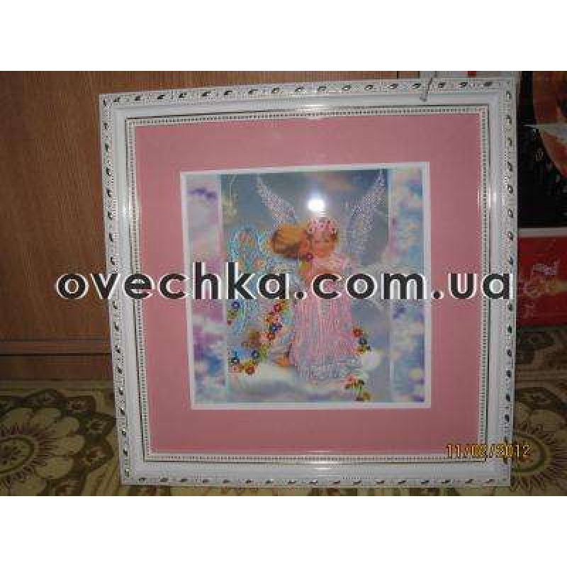Bead Embroidery Pattern on Art Canvas "Cupids"
