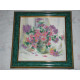 Bead Embroidery Pattern on Art Canvas "Chrysanthemums"