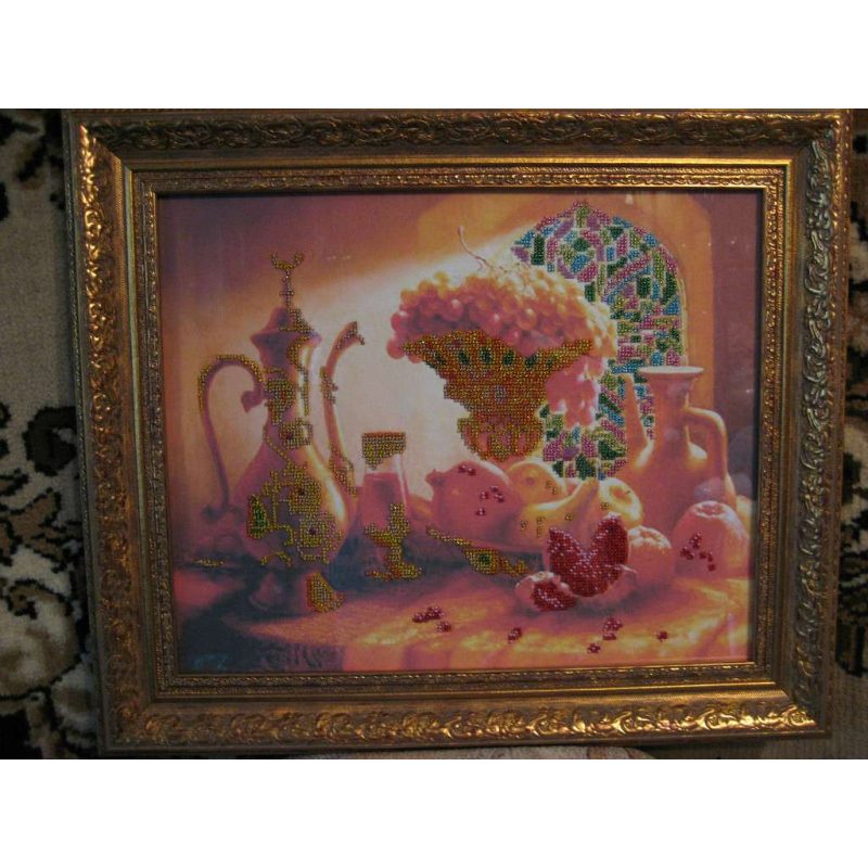 Bead Embroidery Kit on Art Canvas "Arjuna"