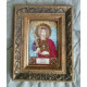 Mini Icon Bead Embroidery Kit on Art Canvas "St. Michael"