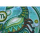 Bead Embroidery Kit on Art Canvas "Scorpio"