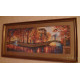 Bead Embroidery Kit on Art Canvas "Gold reflections"