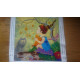 Bead Embroidery Pattern on Art Canvas "Firefly"