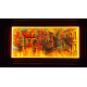 Bead Embroidery Kit on Art Canvas "October colours"