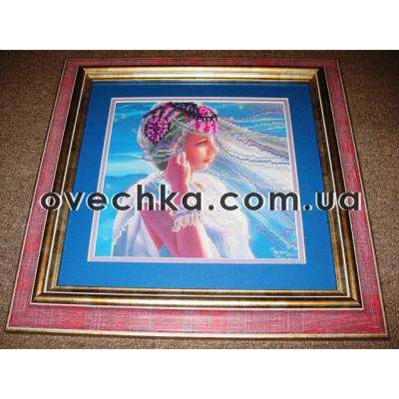 Bead Embroidery Pattern on Art Canvas "Roda"